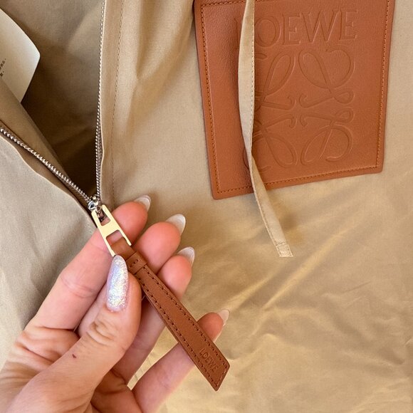 Loewe Anagram Khaki Hooded Jacket - Picture 10 of 12